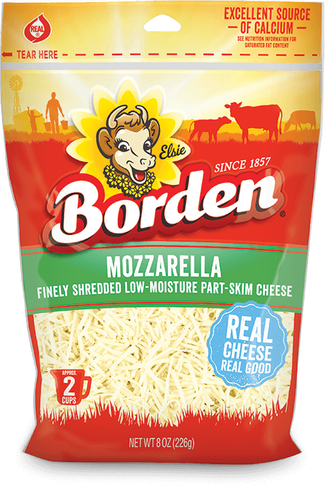 BORDEN QUESO MOZZARELLA 8oz   