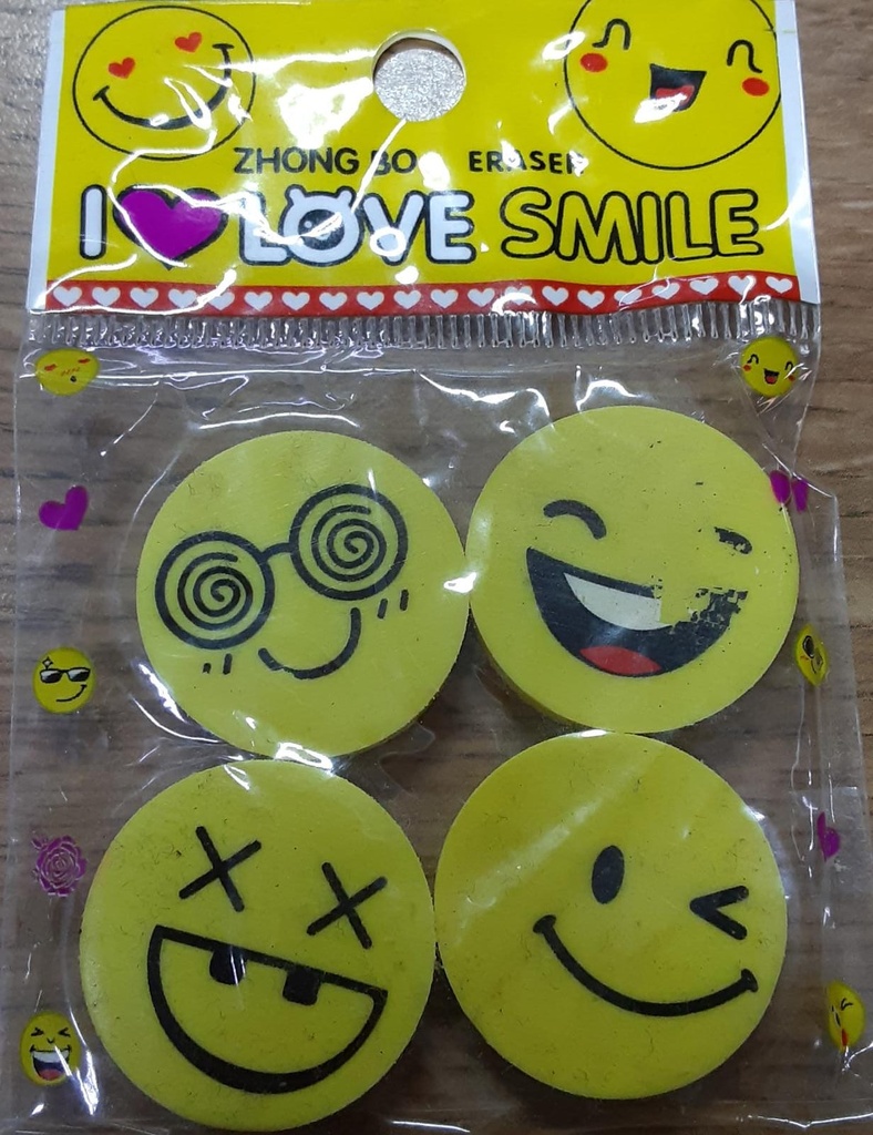 BORRAS I LOVE SMILE PQT/4     