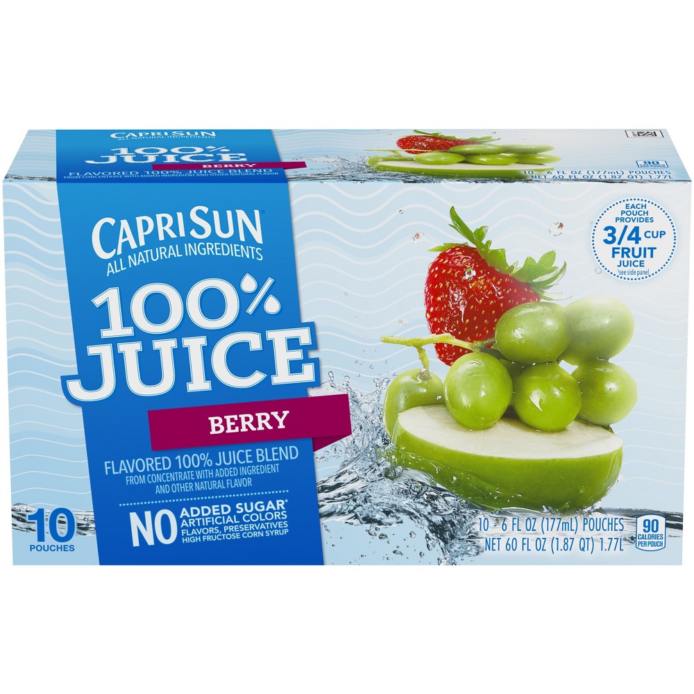 CAPRISUN 100% JUICE BERRY PQ10