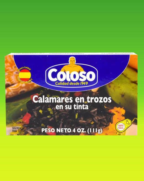 COLOSO CALAMARES EN TINTA 3oz 
