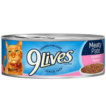 9LIVES COMIDA DE GATOS 5.5oz