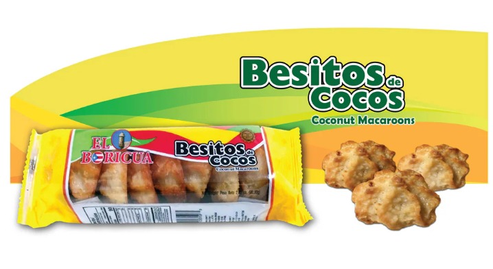 EL BORICUA BESITOS DE COCO  2.60oz    