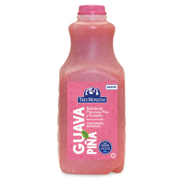 JUGO TRES MONJITAS GUAVAPIÑA 59oz