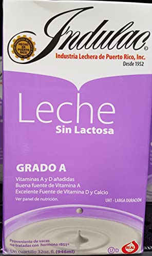 LECHE INDULAC SIN LACTOSA 32oz