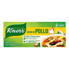 KNORR CALDO DE POLLO 8ct