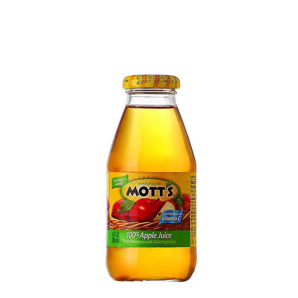 MOTT`S 100%APPLE JUICE 10oz   
