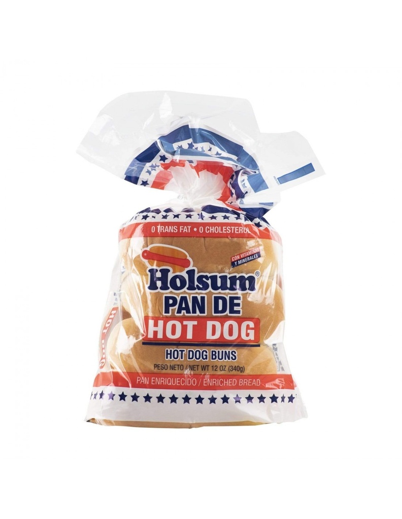 PAN DE HOT DOG HOLSUM 12oz    