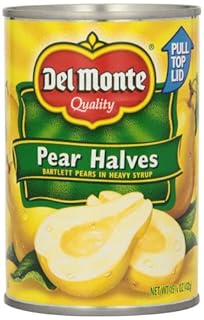 DEL MONTE PEAR HALVES 15.25oz
