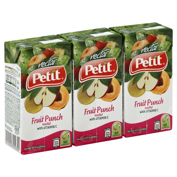 PETIT NECTAR FRUIT PUNCH 3-8oz