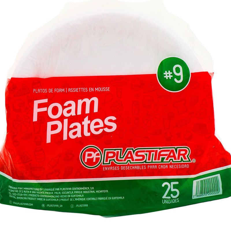 PLATOS FOAM #9 PAQ 25         