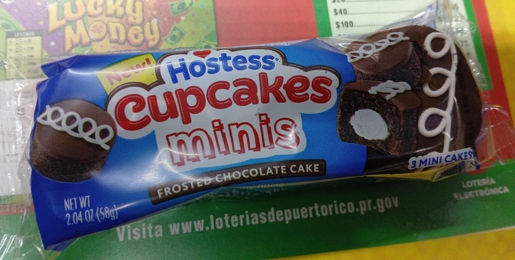 HOSTESS CUPCAKES MINI CHOCOLATE 2.4oz