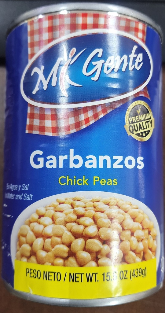 MI GENTE GARBANZOS 15.5oz