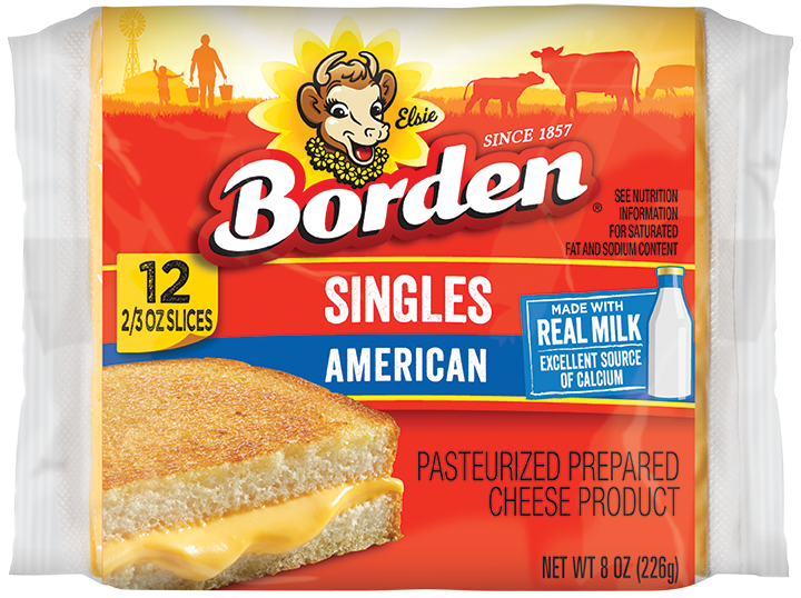QUESO BORDEN 12 SLICES 8oz    