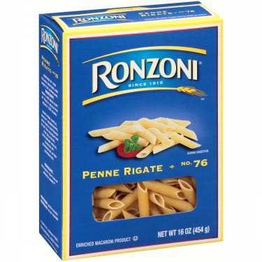 RONZONI PASTA PENNE 16oz      