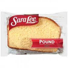 SARA LEE POUND CAKE SLICES    