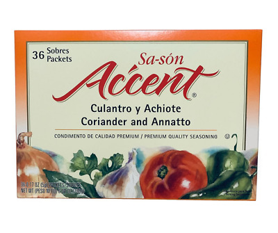 SAZON ACCENT ACHIOTE PAQ 36   