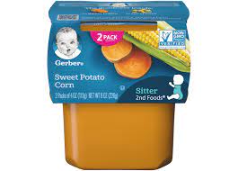 GERBER SWEET POTATO CORN 8oz.