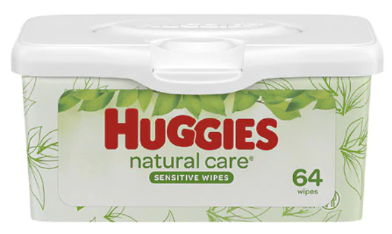 TOALLITAS HUGGIES NAT CARE 64W