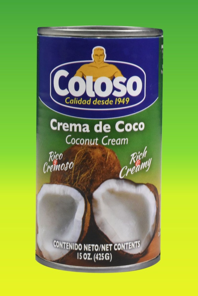 CREMA DE COCO COLOSO 15oz