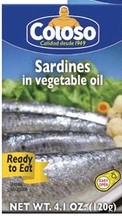 COLOSO SARDINAS ACEITE 4.1oz