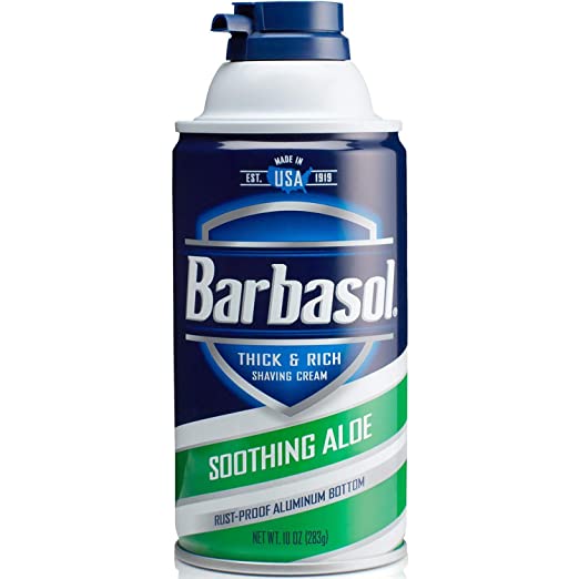 BARBASOL SOOTHING ALOE 10oz   