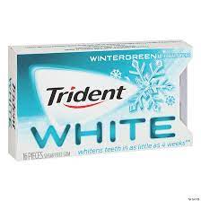 TRIDENT WHITE WINTERGREEN 16pz