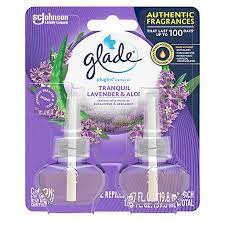GLADE PLUGINS LAVANDER & ALOE PQT/2  1.34oz