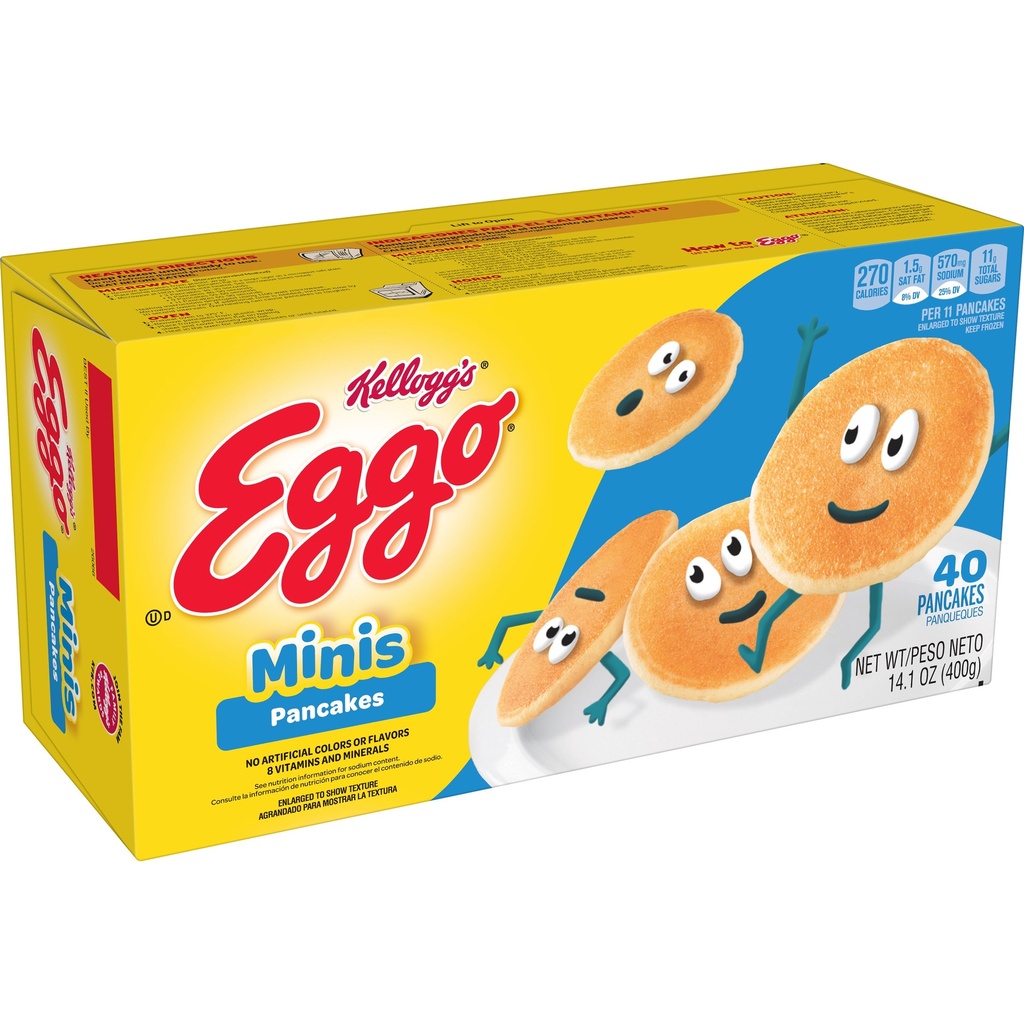 KELLOGG'S EGGO MINI PANCAKES 14.1oz