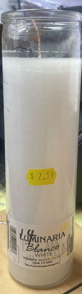 LUMINARIA VELON BLANCO