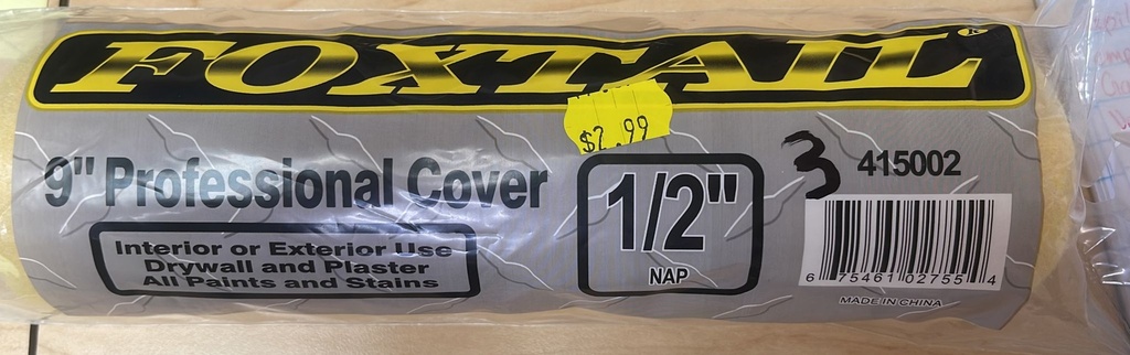 MOTA DE ROLO 9" 1/2" FOXTAIL