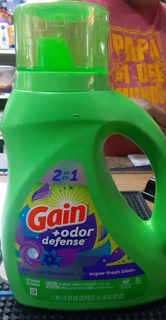 GAIN 2X LIQ SUPER FRESH 46oz