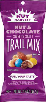 NUT & CHOCOLATE TRAIL MIX 2oz