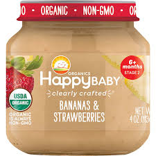HAPPYBABY ORGANIC BAN/TRAW 4oz