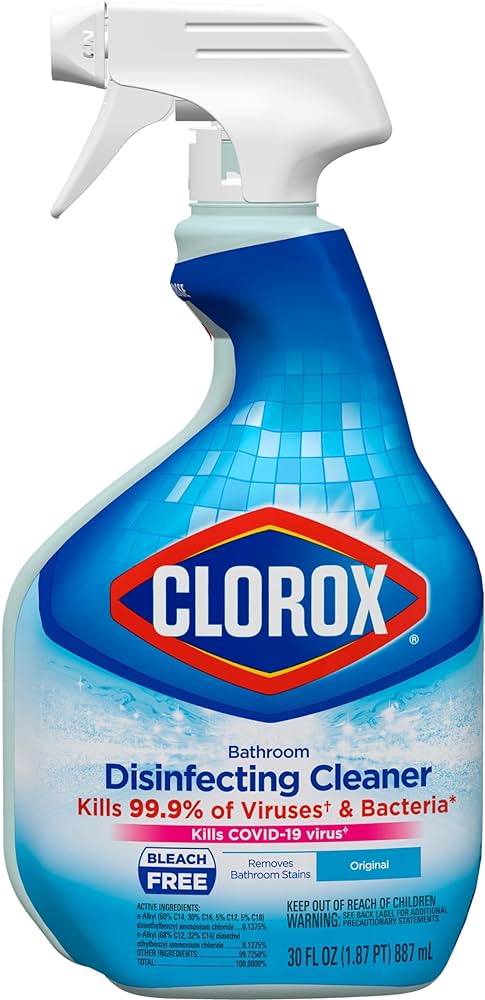 CLOROX DESINFECTING BATHROOM CLEANER SPRAY 30oz