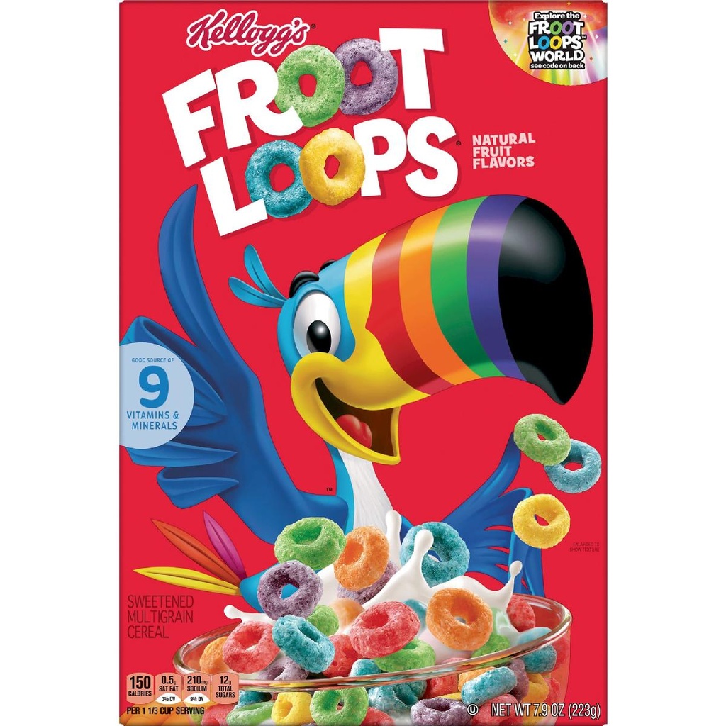 KELLOGG'S FROOT LOOPS 7.9oz