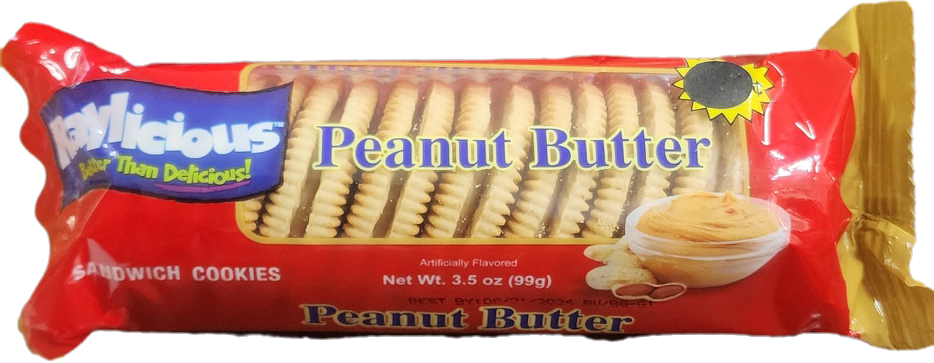 GALLETAS RAYLICIOUS PEA/BUTTER 3.5oz