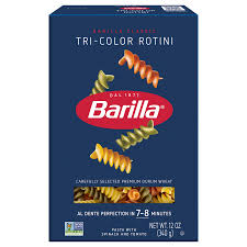 BARILLA TRI-COLOR ROTINI 12 OZ