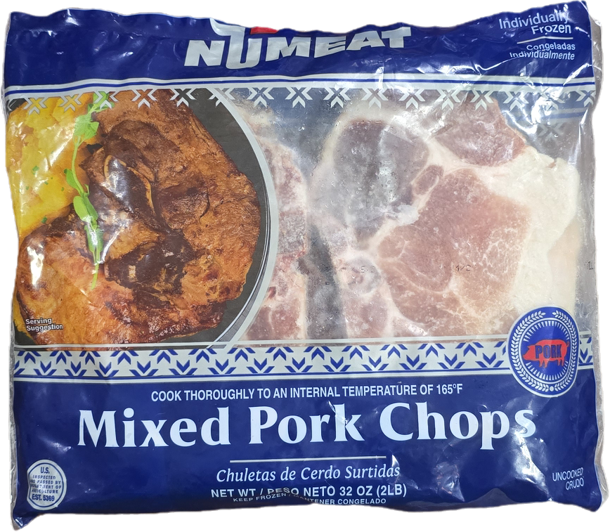 CHULETAS DE CERDO MIXTA NUMEAT 2lb