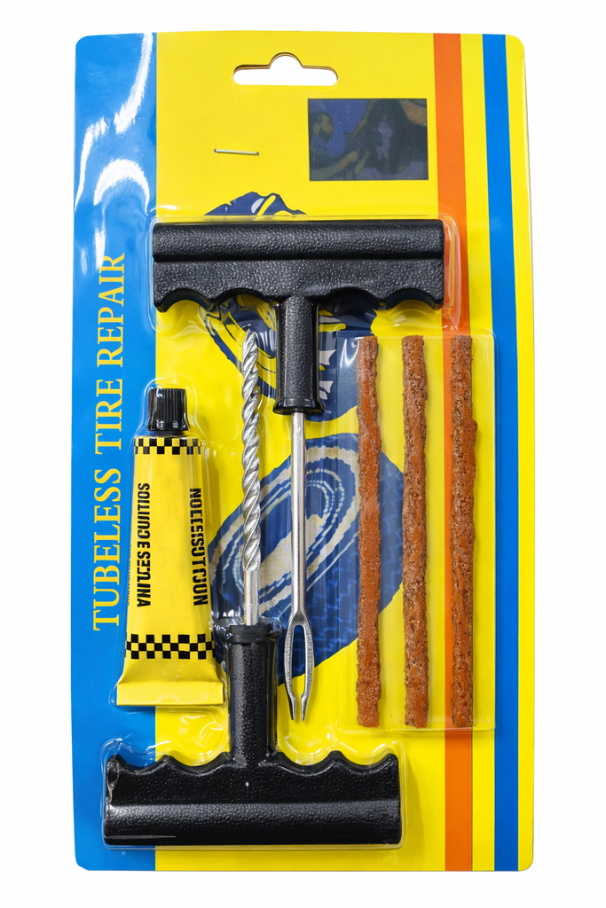 TUBELESS TIRE REPAIR KIT 6pc