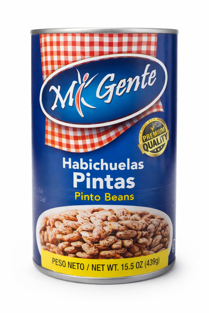 MI GENTE HABICHUELAS PINTAS 15oz