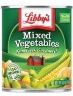 LIBBY'S MIXED VEGETABLES    