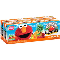 [6106] A&E ELMO FRUIT PUNCH 8 PACK 125ml  