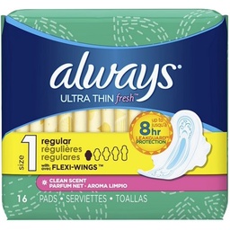 [12953] ALWAYS ULTRA THIN REG FRESH 16