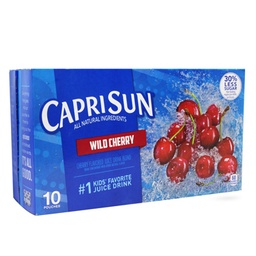 [1618] CAPRISUN WILD CHERRY PQT 10   