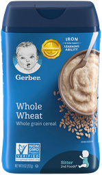 [9421] CEREAL GERBER WHOLE WHEAT 8oz 