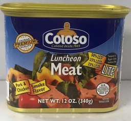 [6379] COLOSO LUNCHEON MEAT LITE 12oz