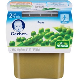 [4713] COMIDA DE BEBE PEAS 2/3.5oz   