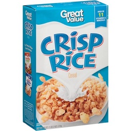 [3421] CRISP RICE GREAT VALUE 18oz   