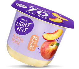 [2668] DANNON LIGHT & FIT PEACH 4oz  
