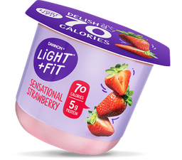 [2669] DANNON LIGHT & FIT STRAW 4oz  